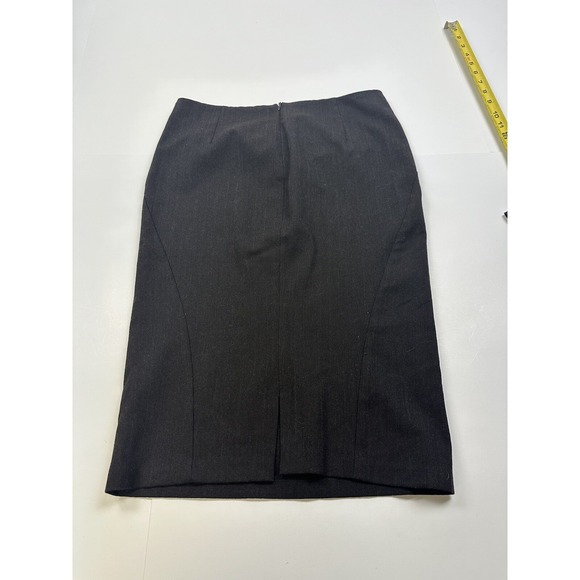 Sisley Jacket Women 40 Two Piece Skirt Suit Set Stretch Dark Gray - Picture 13 of 13